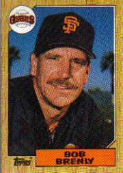 1987 Topps Baseball Cards      125     Bob Brenly